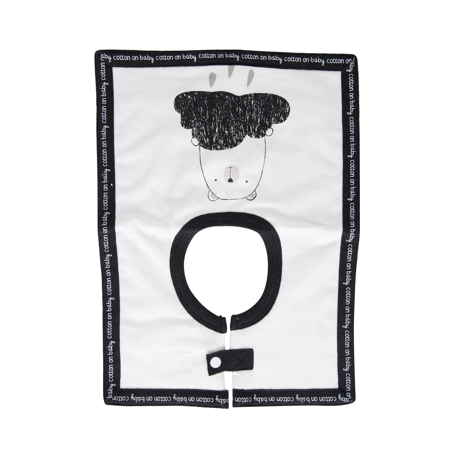 cloud bear square bib