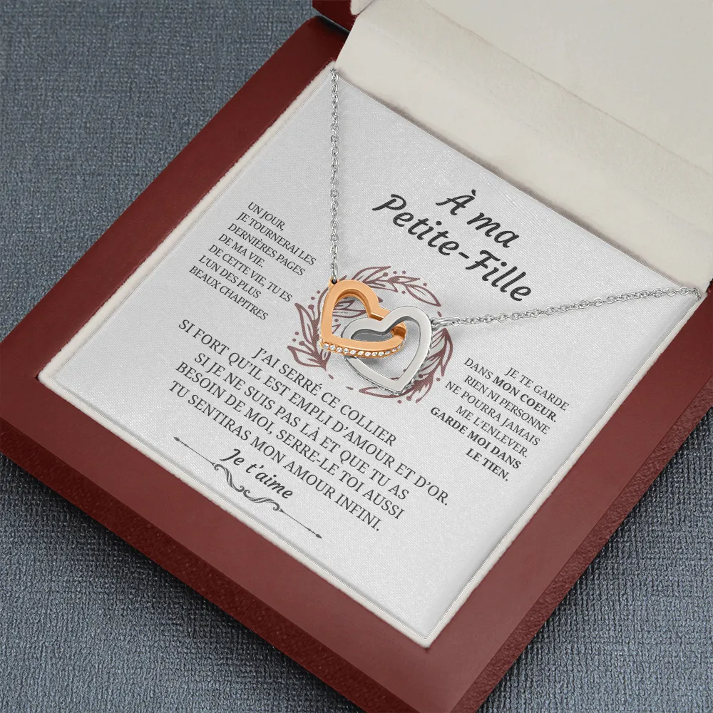 Collier pendentif Cœurs entrelacés - Cadeau pour sa petite fille - Bijouterie