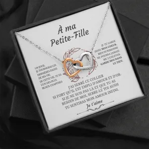 Collier pendentif Cœurs entrelacés - Cadeau pour sa petite fille - Bijouterie
