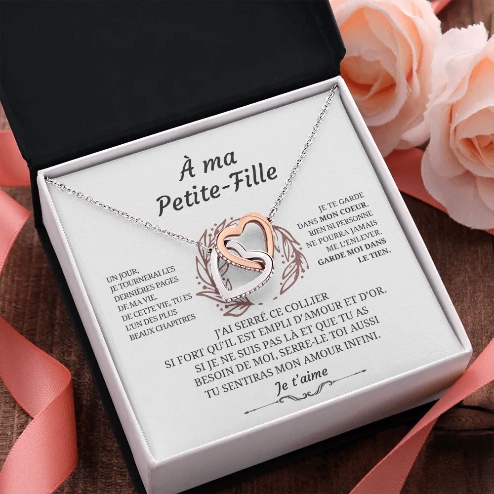 Collier pendentif Cœurs entrelacés - Cadeau pour sa petite fille - Bijouterie