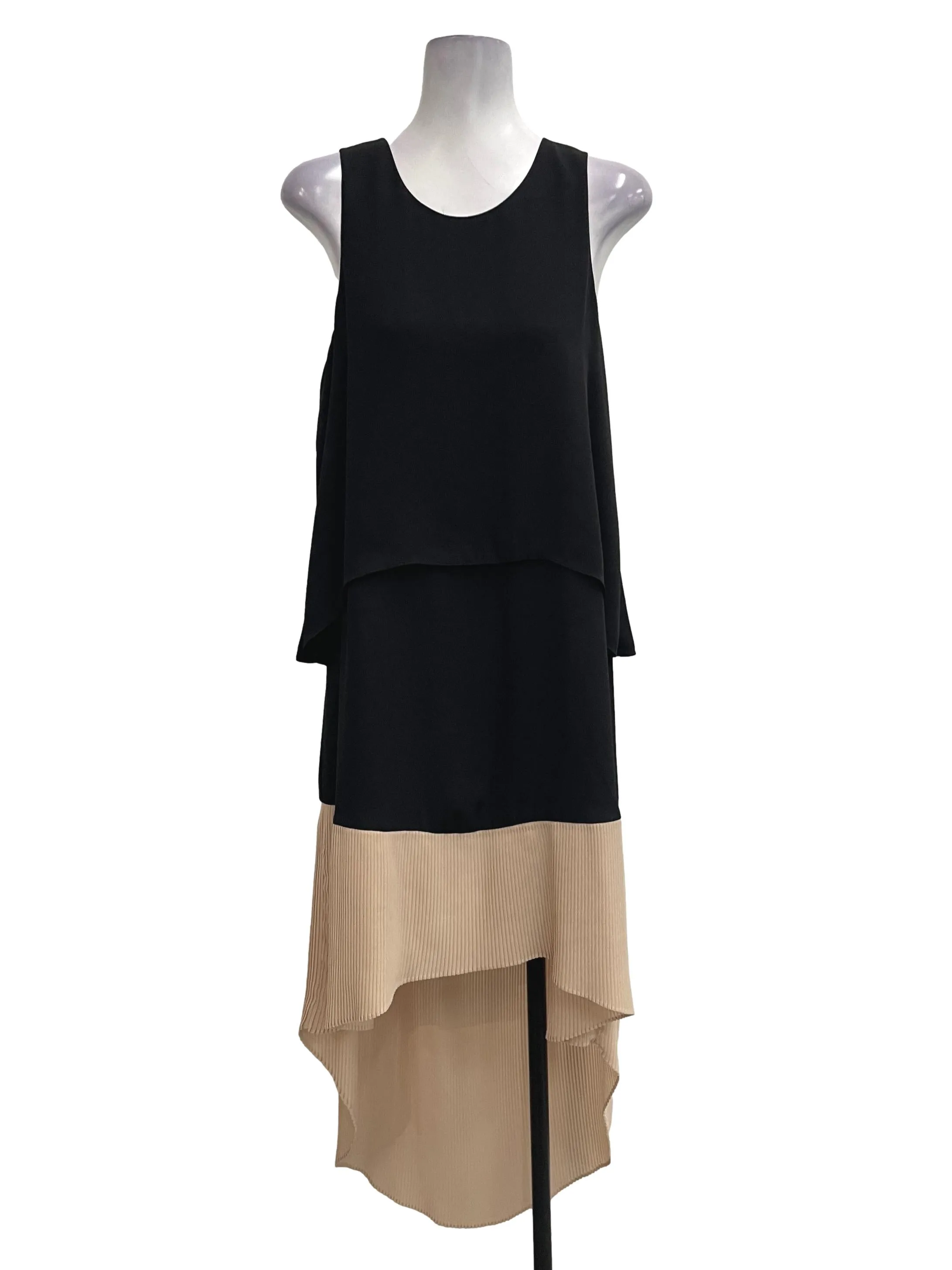 Colourblock Assymmetrical Dress