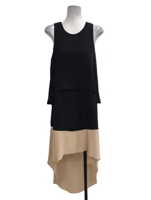 Colourblock Assymmetrical Dress