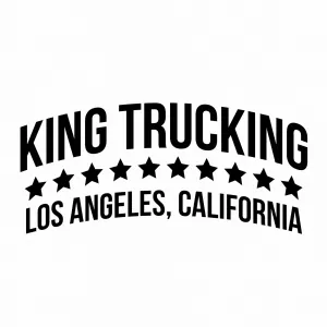 Company Name Truck Decal with Stars, 2 Pack