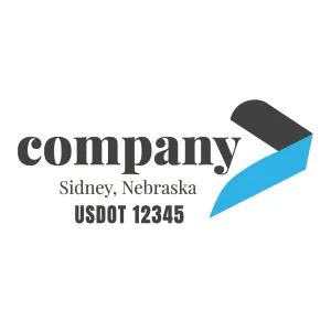 Company Name Truck Door Decal (USDOT), 2 Pack