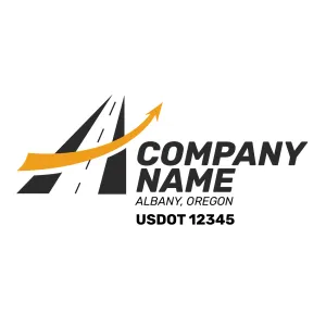 Company Name Truck Door Decal (USDOT), 2 Pack