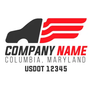 Company Name Truck Door Decal (USDOT), 2 Pack