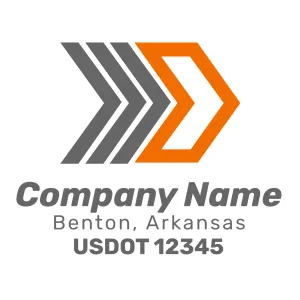 Company Name Truck Door Decal (USDOT), 2 Pack