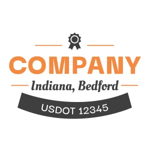 Company Name Truck Door Decal (USDOT), 2 Pack