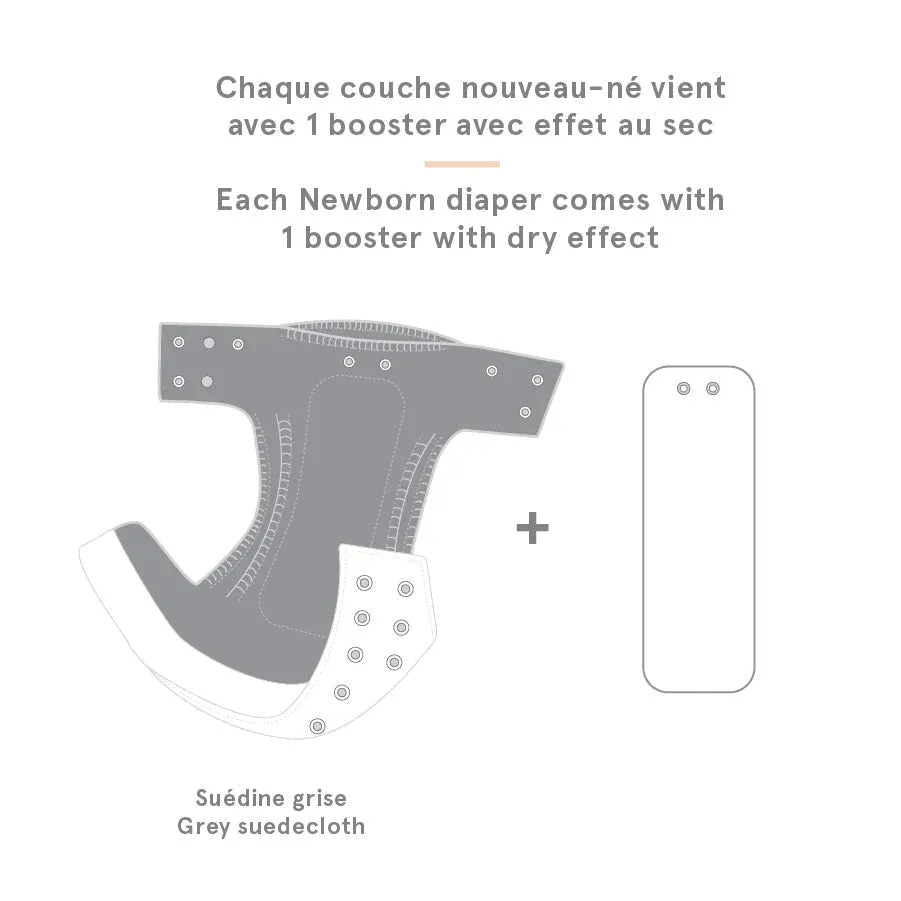 Couche pour nouveau-né - Tout-en-un - Mouettes - La Petite Ourse