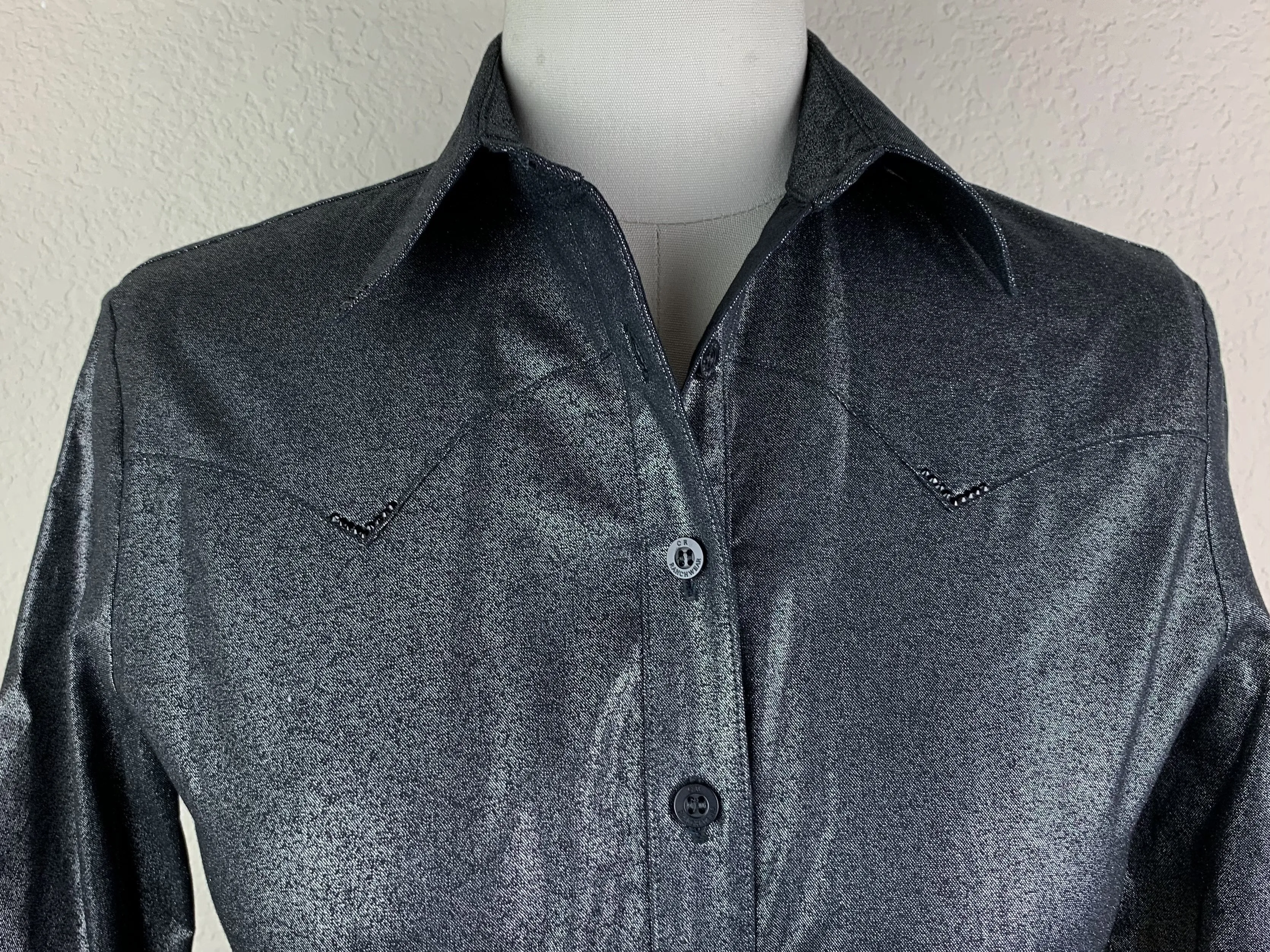 CR Western Pro Shimmy Shimmy Black- FINAL SALE