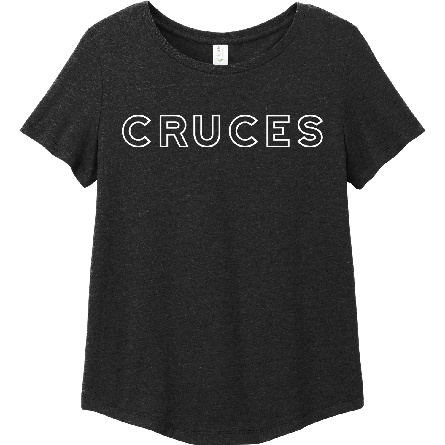 CRUCES Relaxed Scoopneck Tee