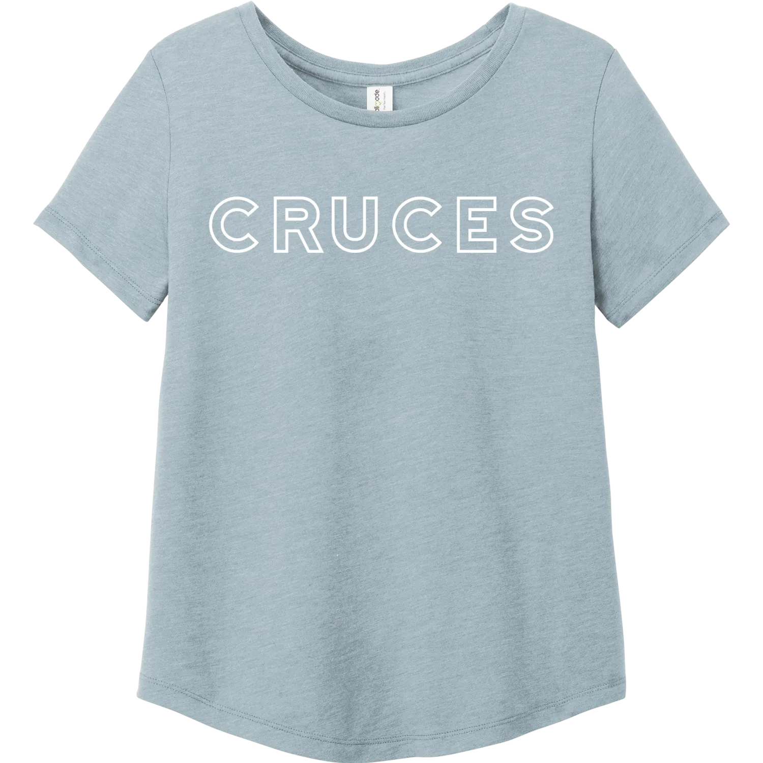 CRUCES Relaxed Scoopneck Tee