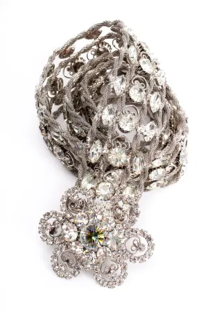 Crystal Rhinestone Metal Belt