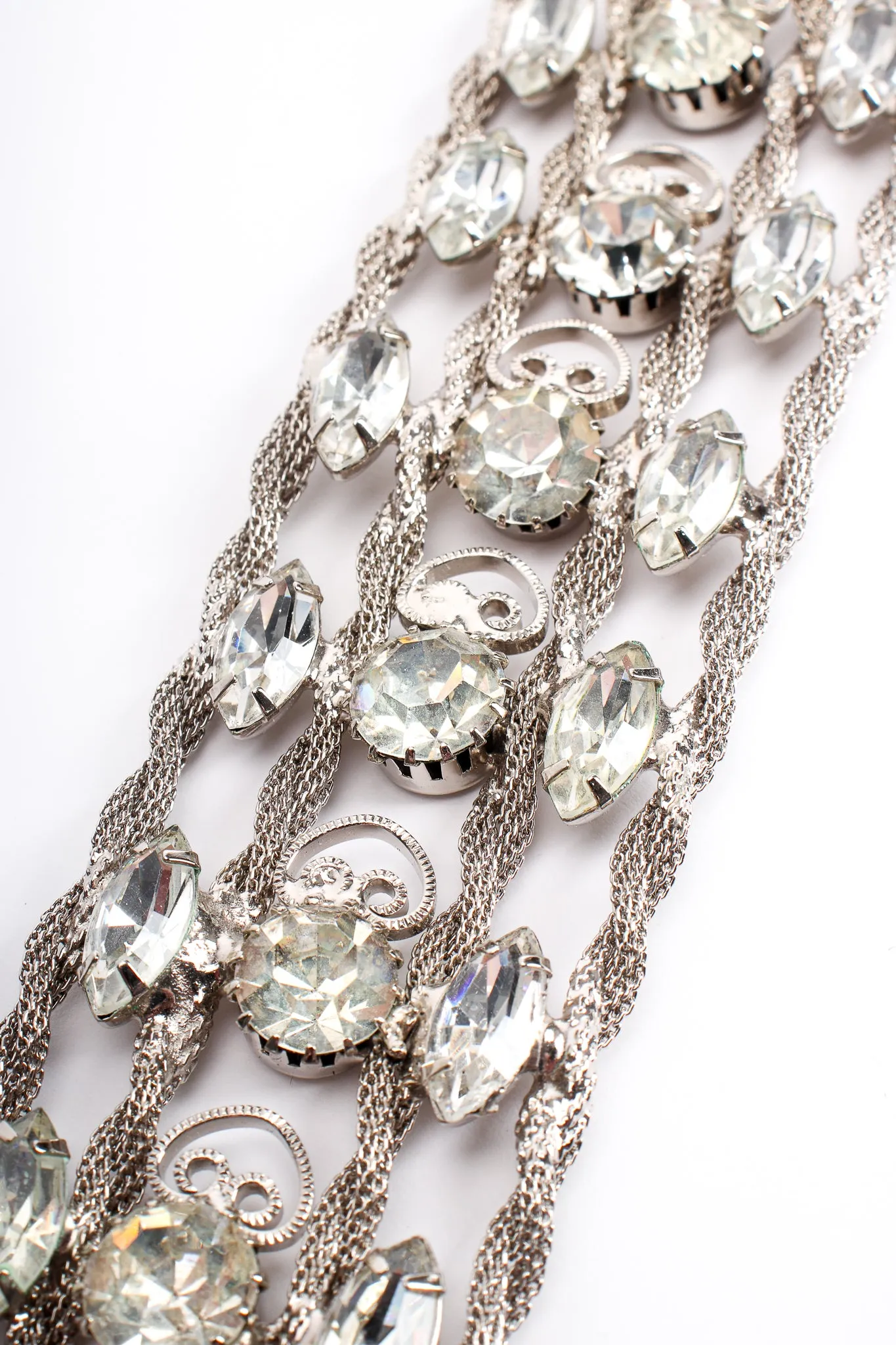Crystal Rhinestone Metal Belt