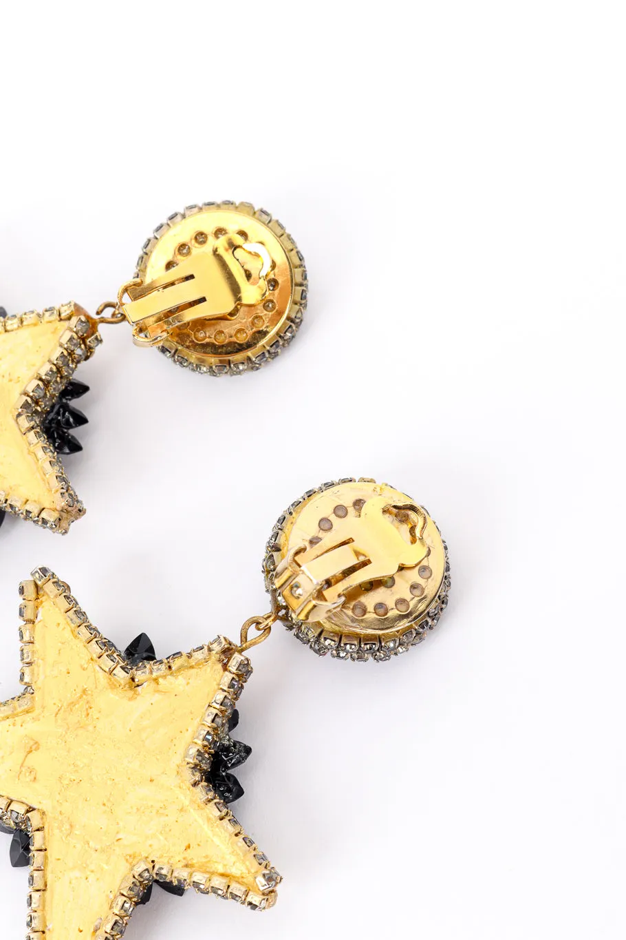 Crystal Rhinestone Star Drop Earrings