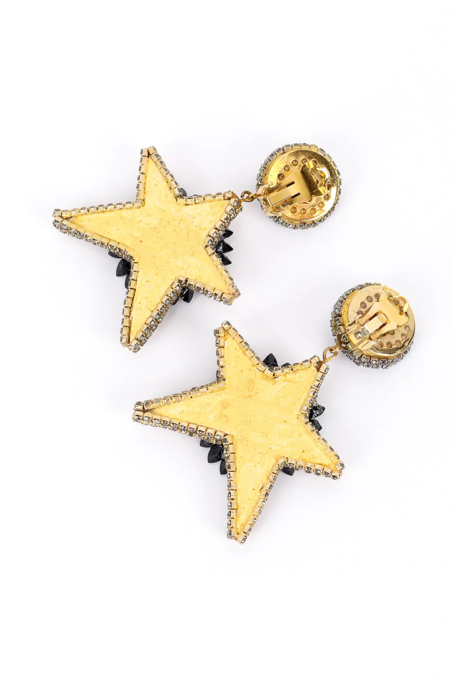 Crystal Rhinestone Star Drop Earrings