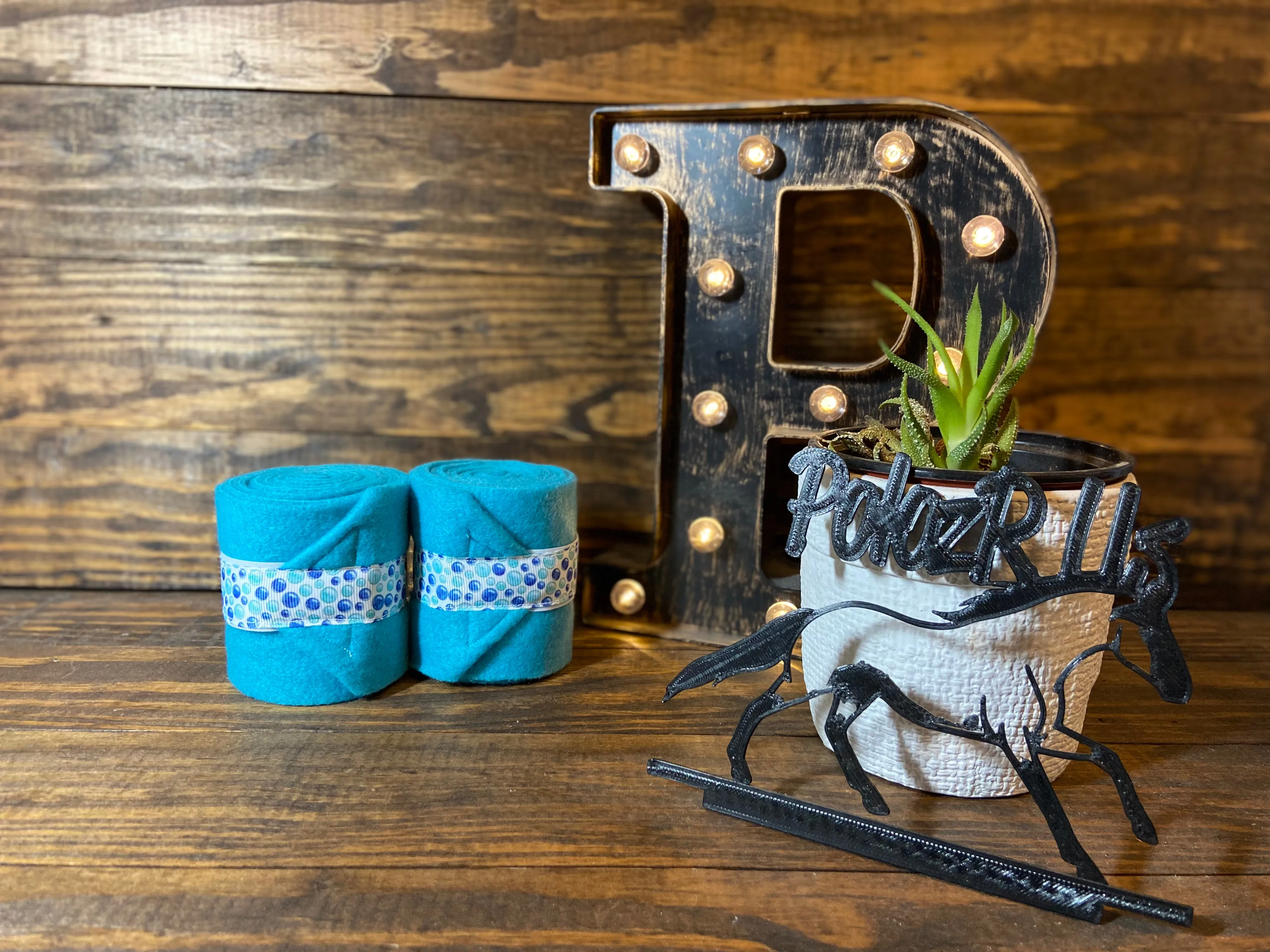 Custom Miniature Ribbon Polo Wraps - MINI Sized
