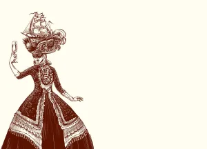 Customizable Carnival Masked Lady A6 Notes