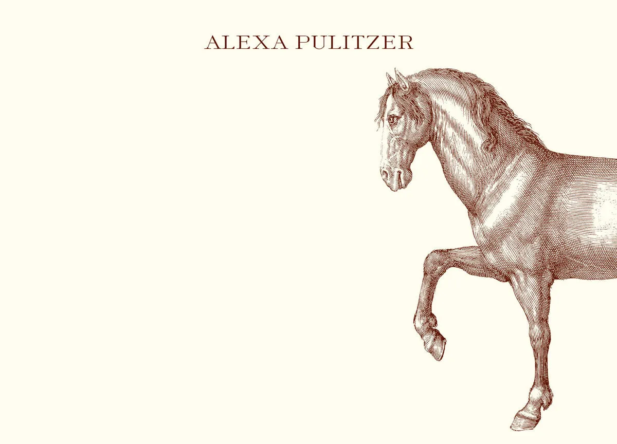 Customizable Prancing Horse A6 Notes
