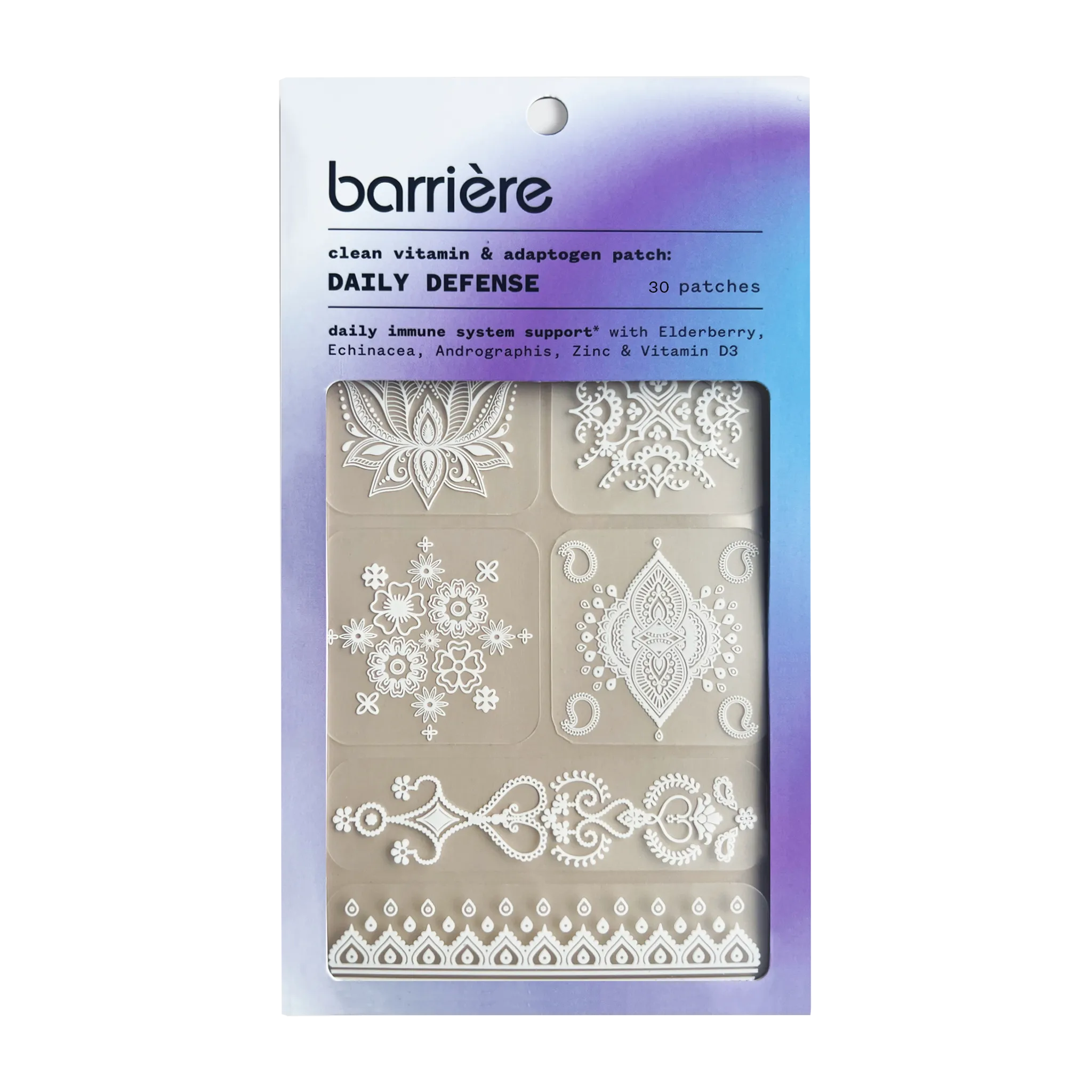 Daily Defense Vitamin Patch 30pk- Ornamental Mosaic