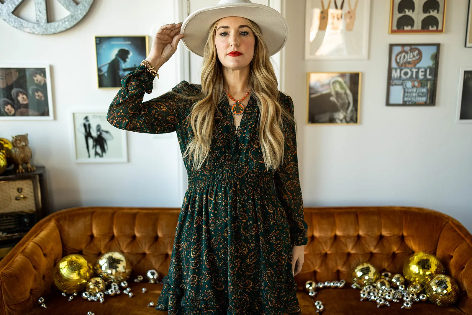 damara paisley dress
