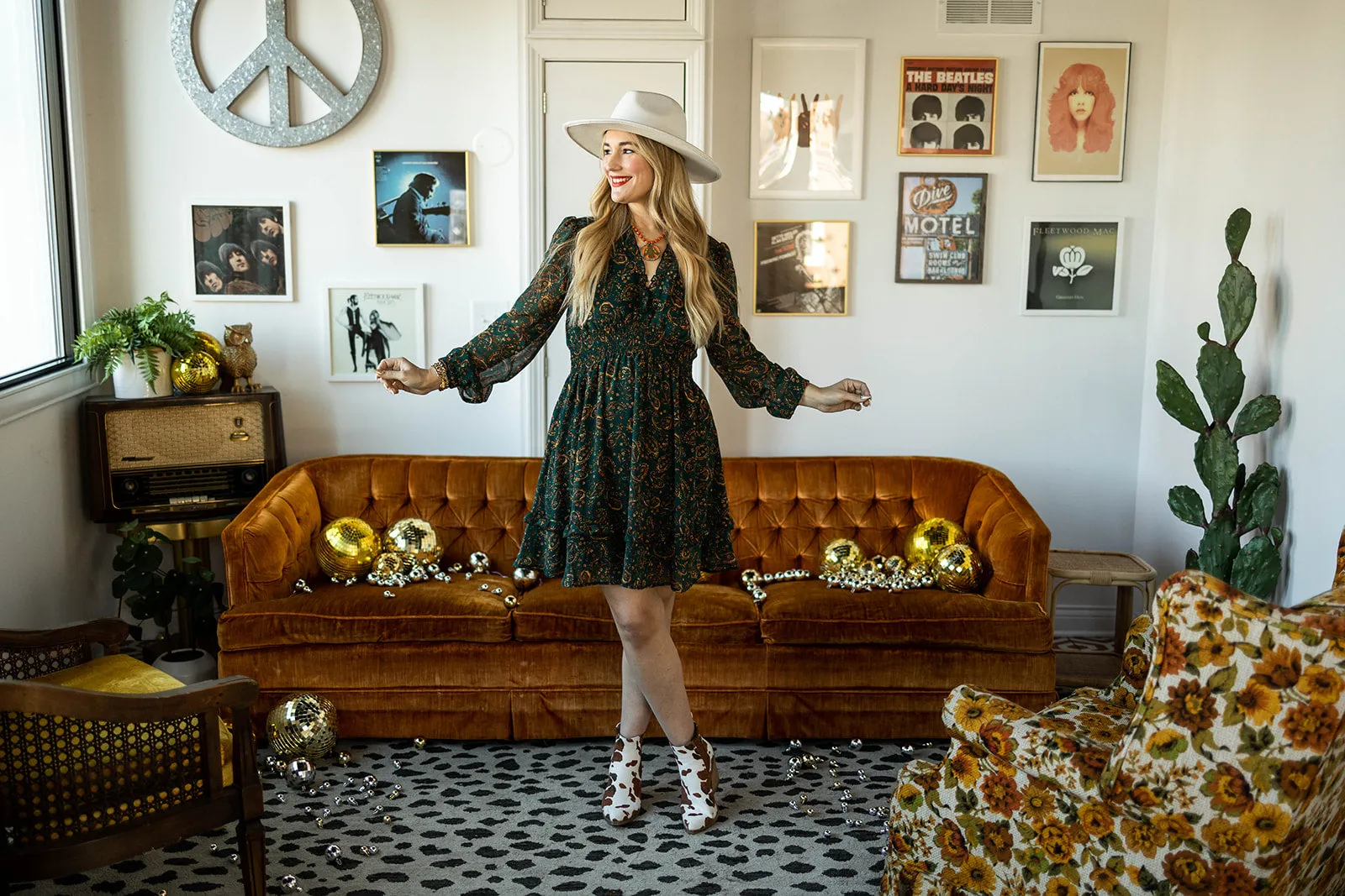 damara paisley dress