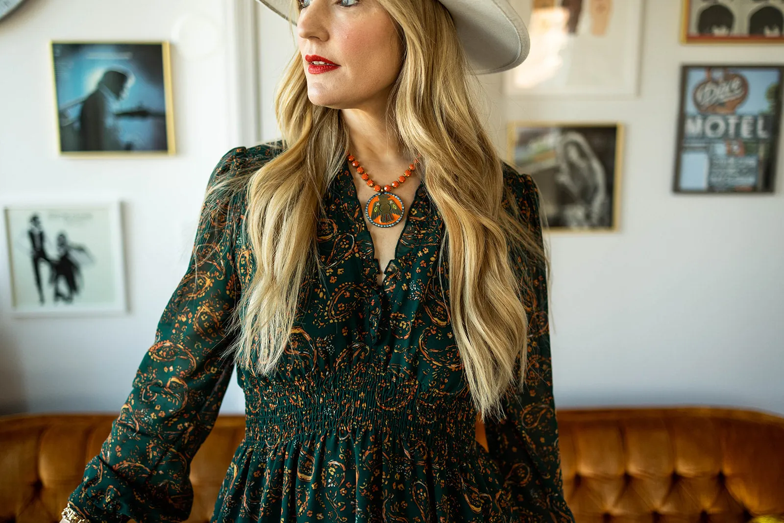 damara paisley dress