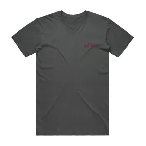 DEAD LEISURE TIME IS CRUEL TEE - CHARCOAL