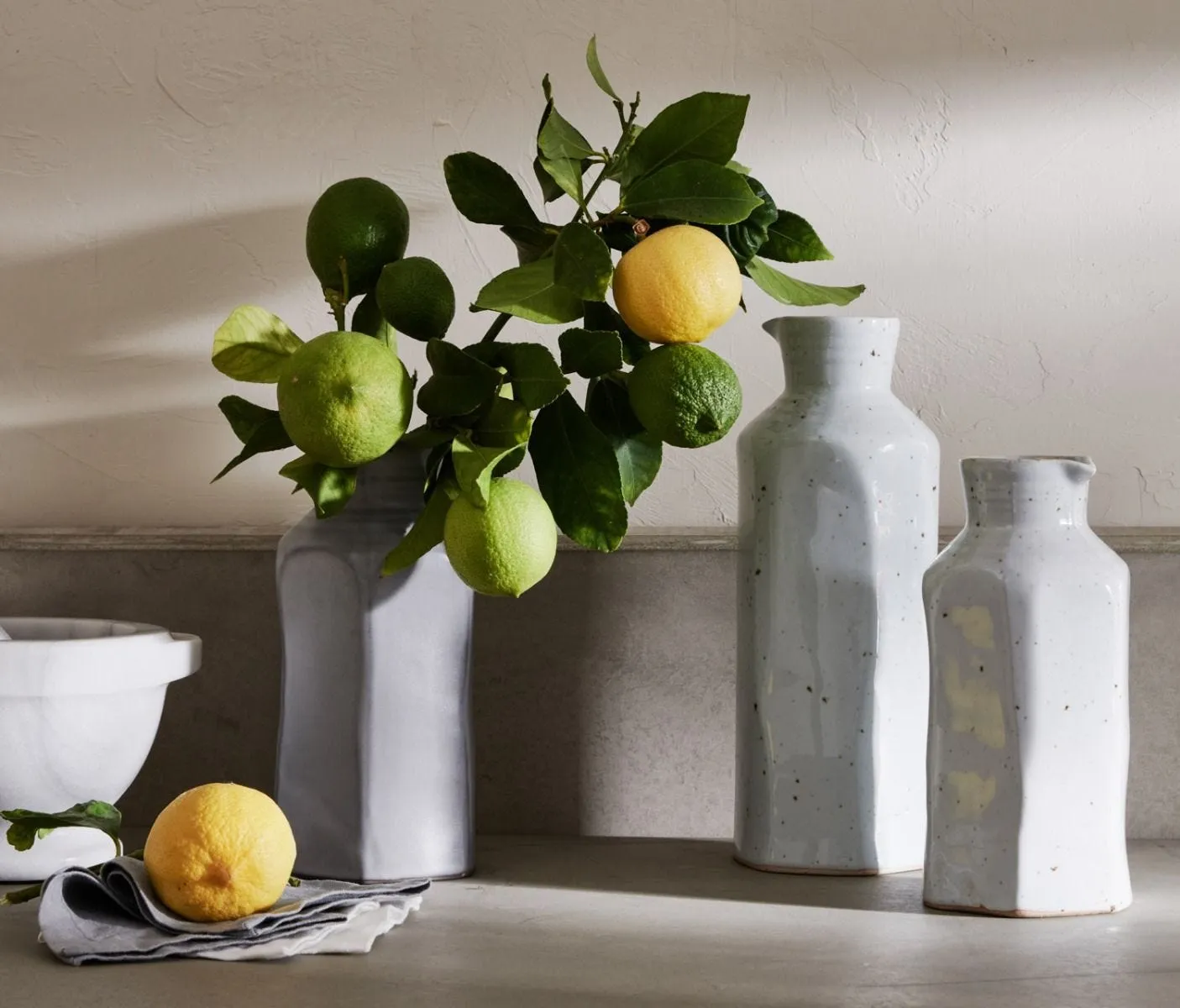 Deborah Cement Glaze pitcher