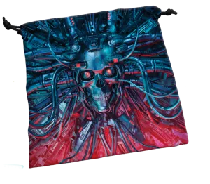 Deluxe Dice Bag Cyberskull
