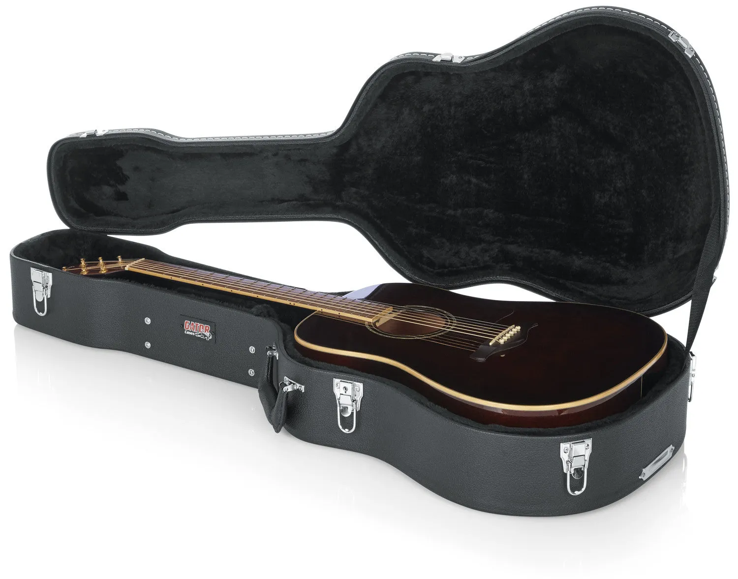 Deluxe Wood Case for Dreadnought Guitars