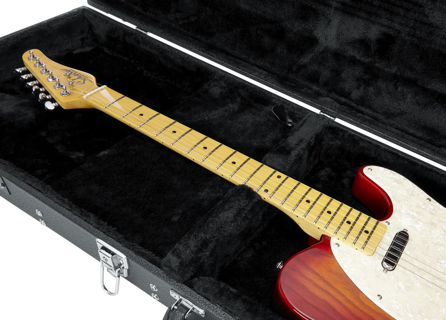 Deluxe Wood Case for Electric Guitars