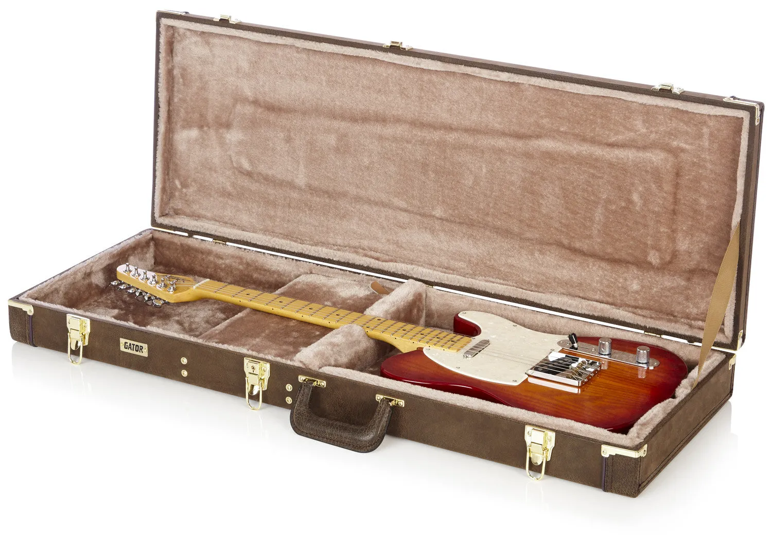 Deluxe Wood Case for Electric Guitars