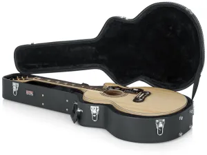 Deluxe Wood Case for Jumbo Acoustic Guitars