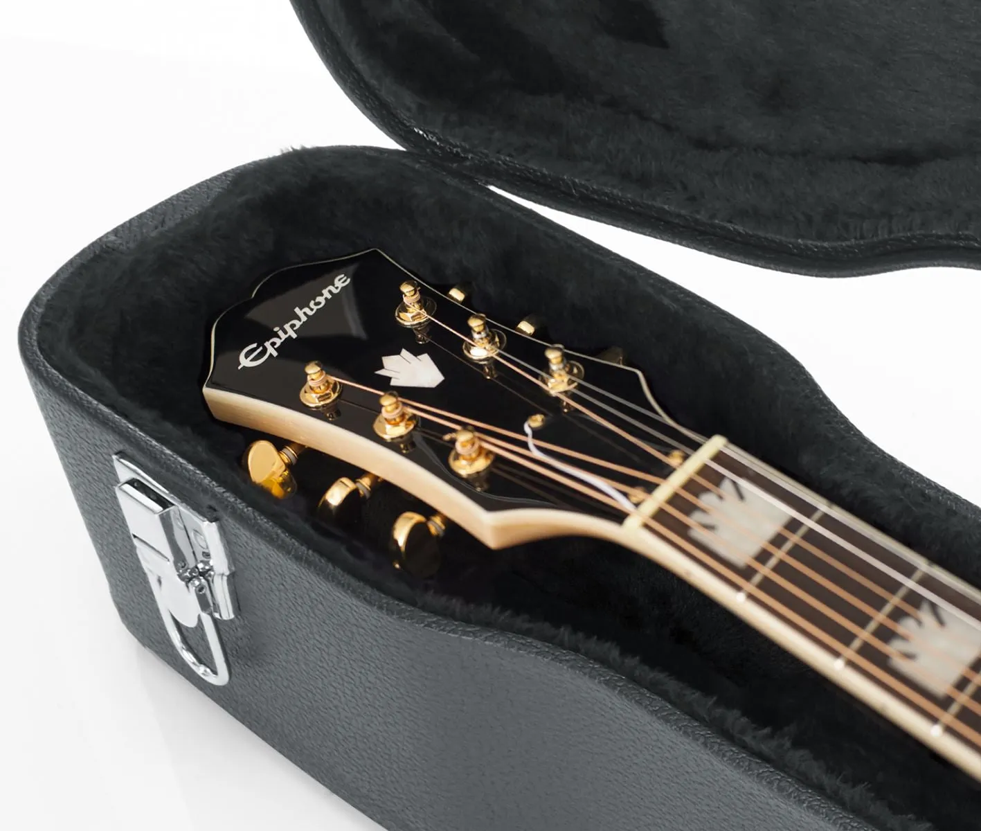 Deluxe Wood Case for Jumbo Acoustic Guitars