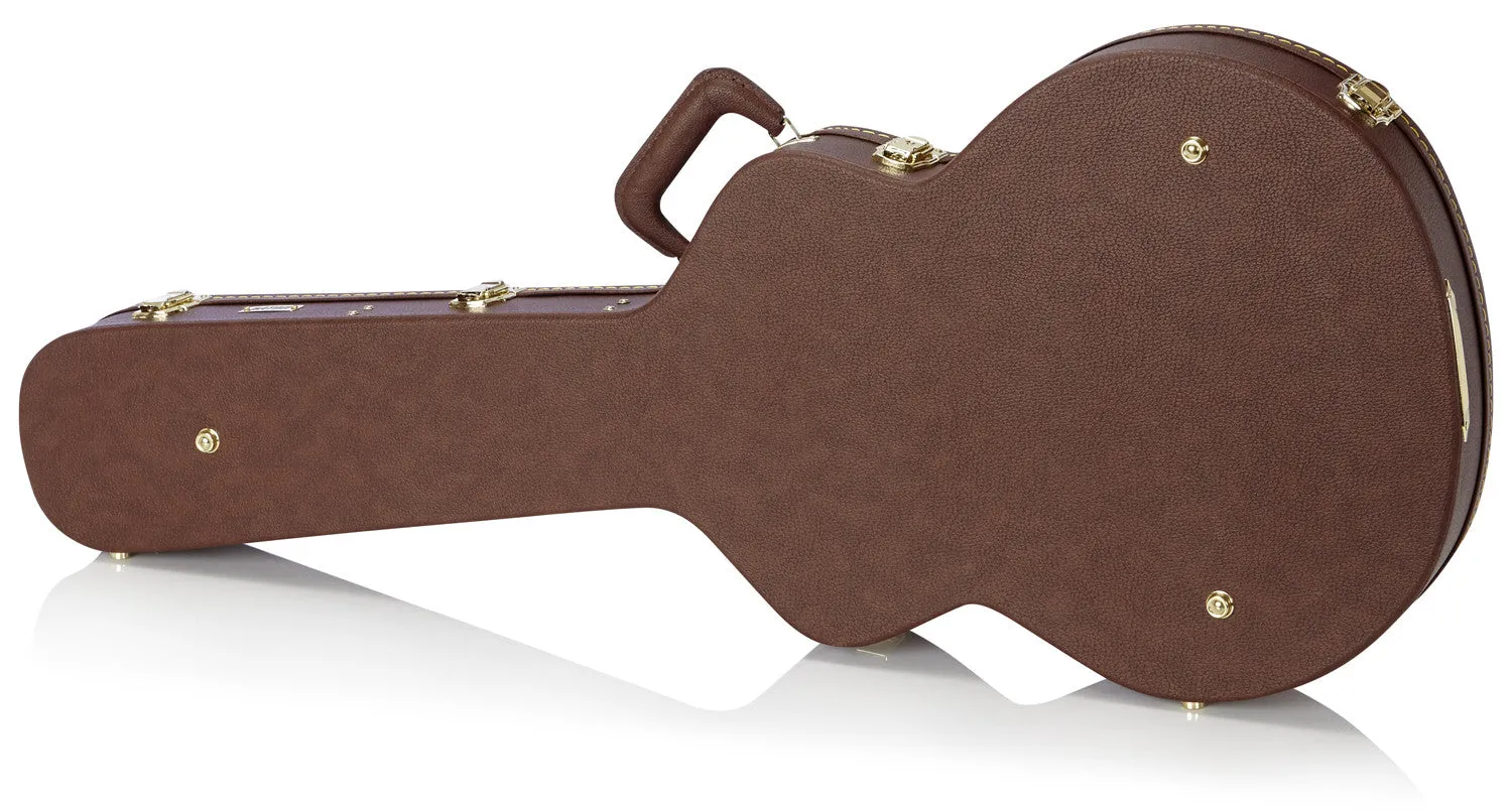 Deluxe Wood Case for Semi-Hollow Guitars like Gibson 335