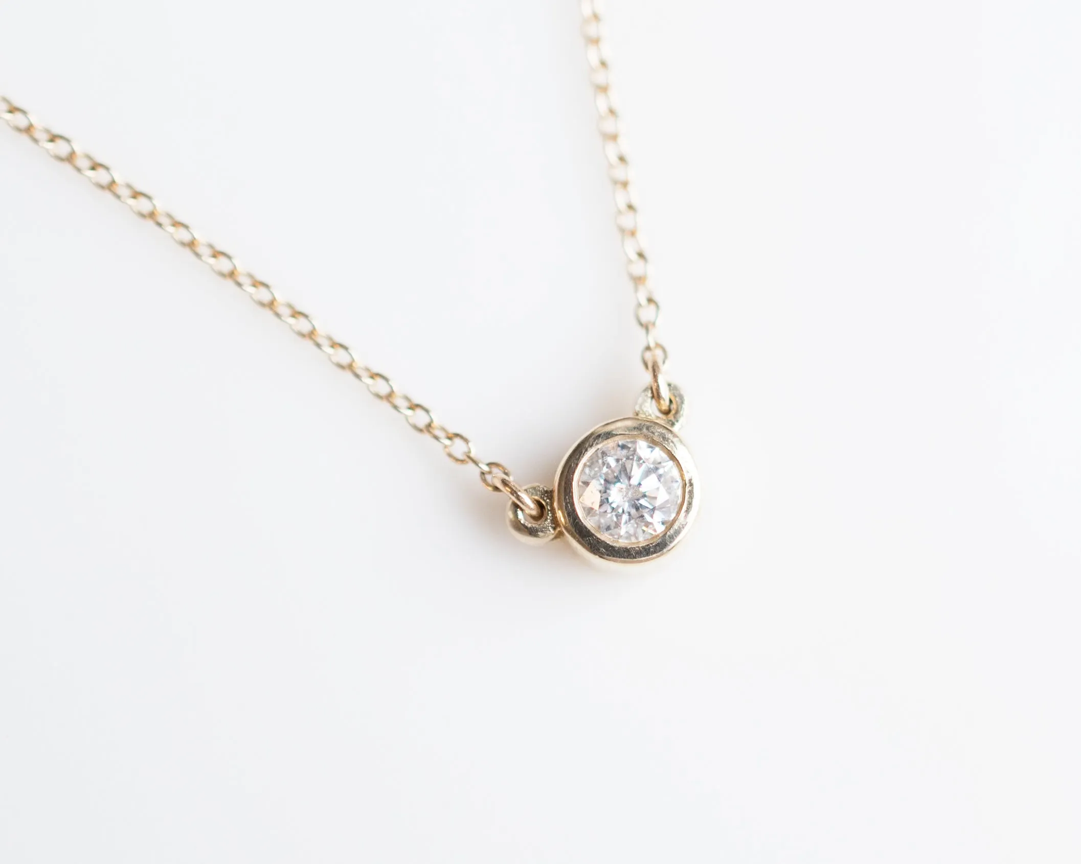 Diamond Bezel Pendant