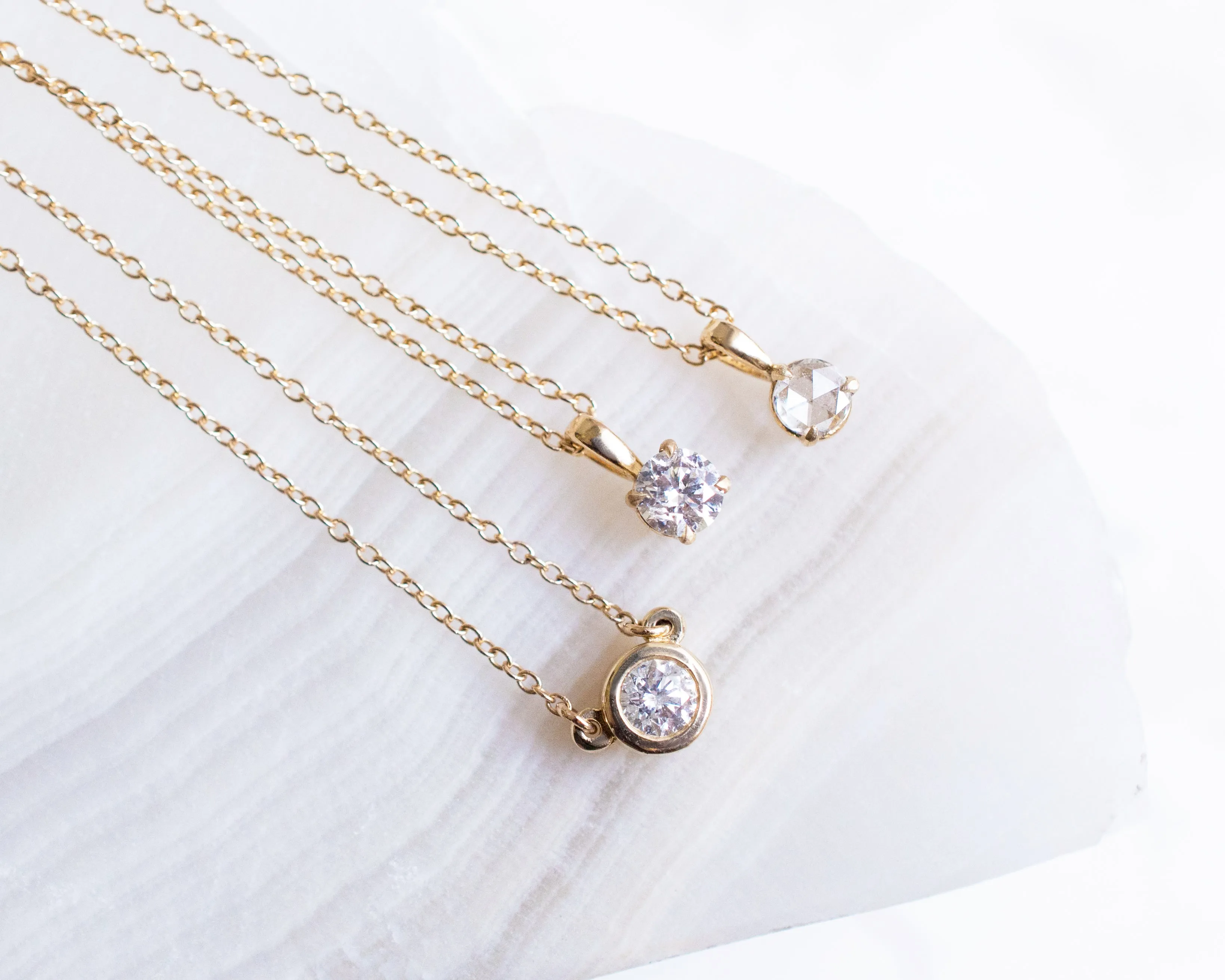 Diamond Bezel Pendant