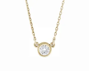 Diamond Bezel Pendant