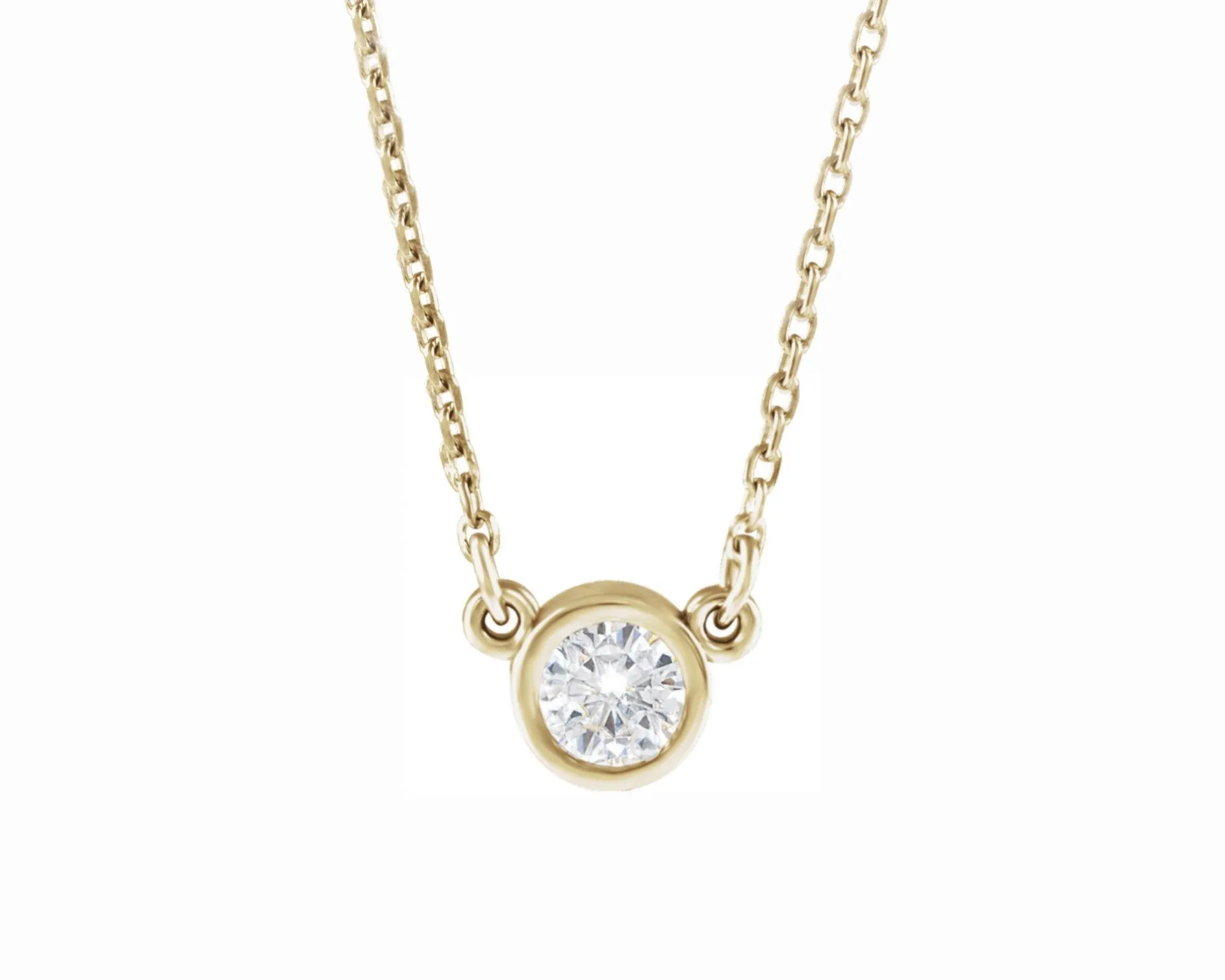 Diamond Bezel Pendant