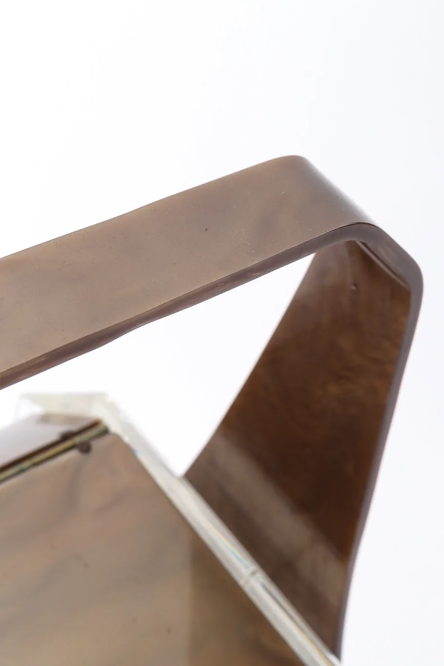 Diamond Octagon Lucite box Bag