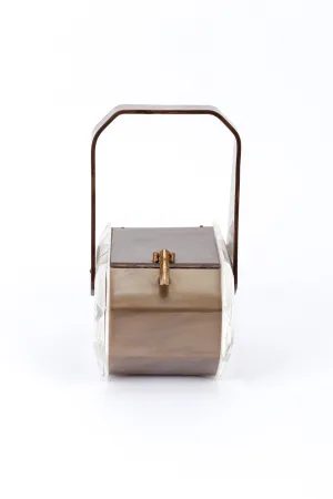 Diamond Octagon Lucite box Bag