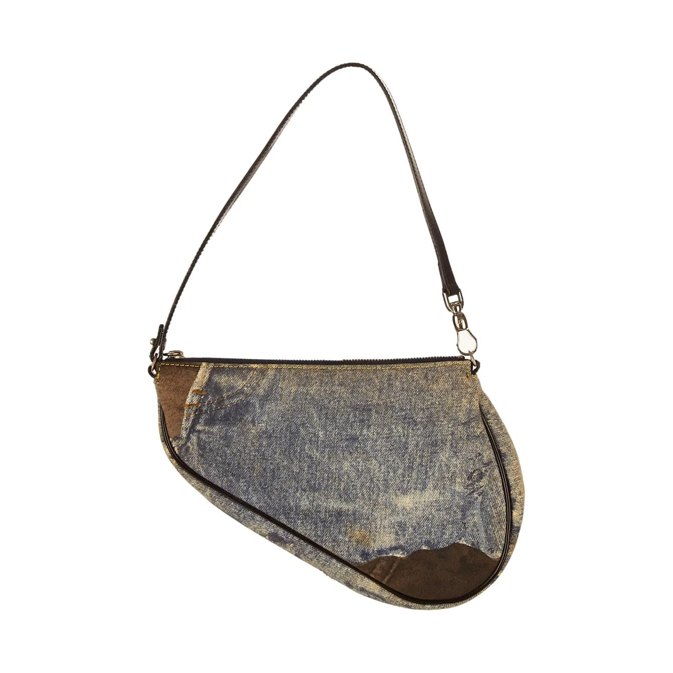 Dior Denim Speedway Mini Saddle Bag