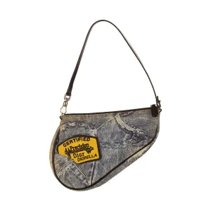 Dior Denim Speedway Mini Saddle Bag