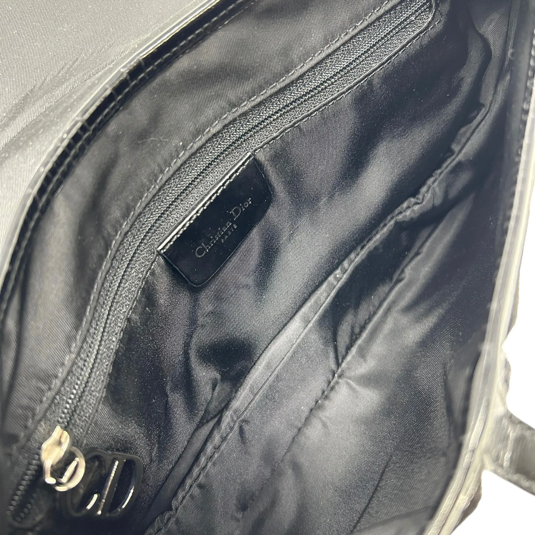 Dior Tie-Dye Calfhair Saddle Bag