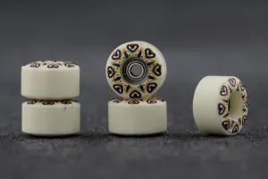 Dirty FB illPills -  Love Graphic Tip Urethane Fingerboard Wheels (70D Street Shape)