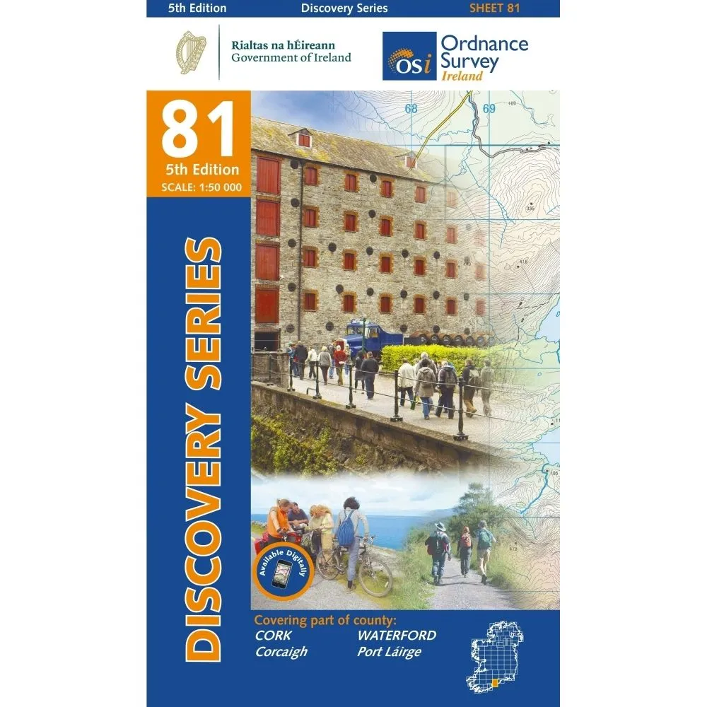 Discovery Series Map - Ordnance Survey Maps OSI