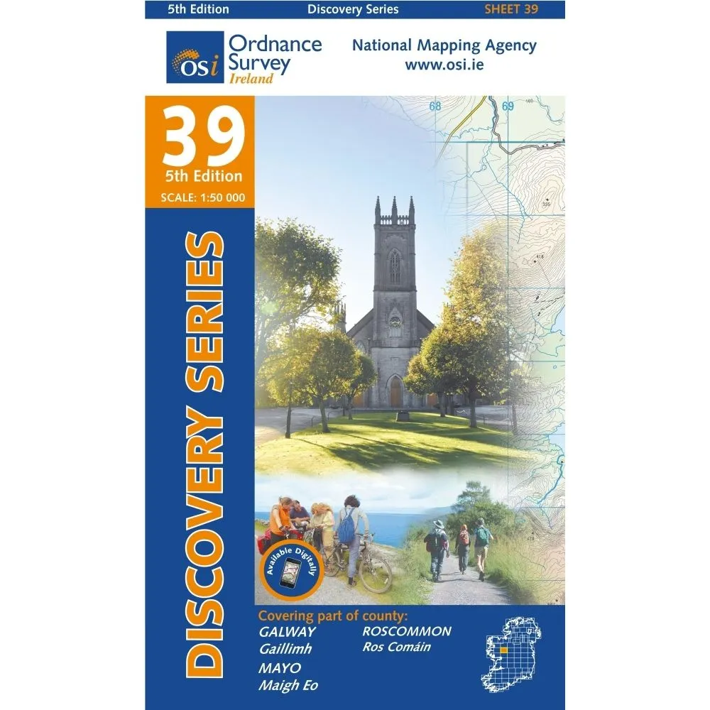 Discovery Series Map - Ordnance Survey Maps OSI