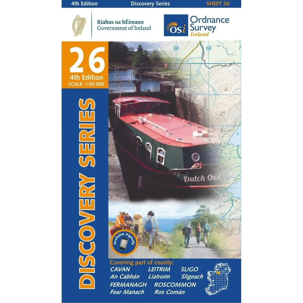 Discovery Series Map - Ordnance Survey Maps OSI