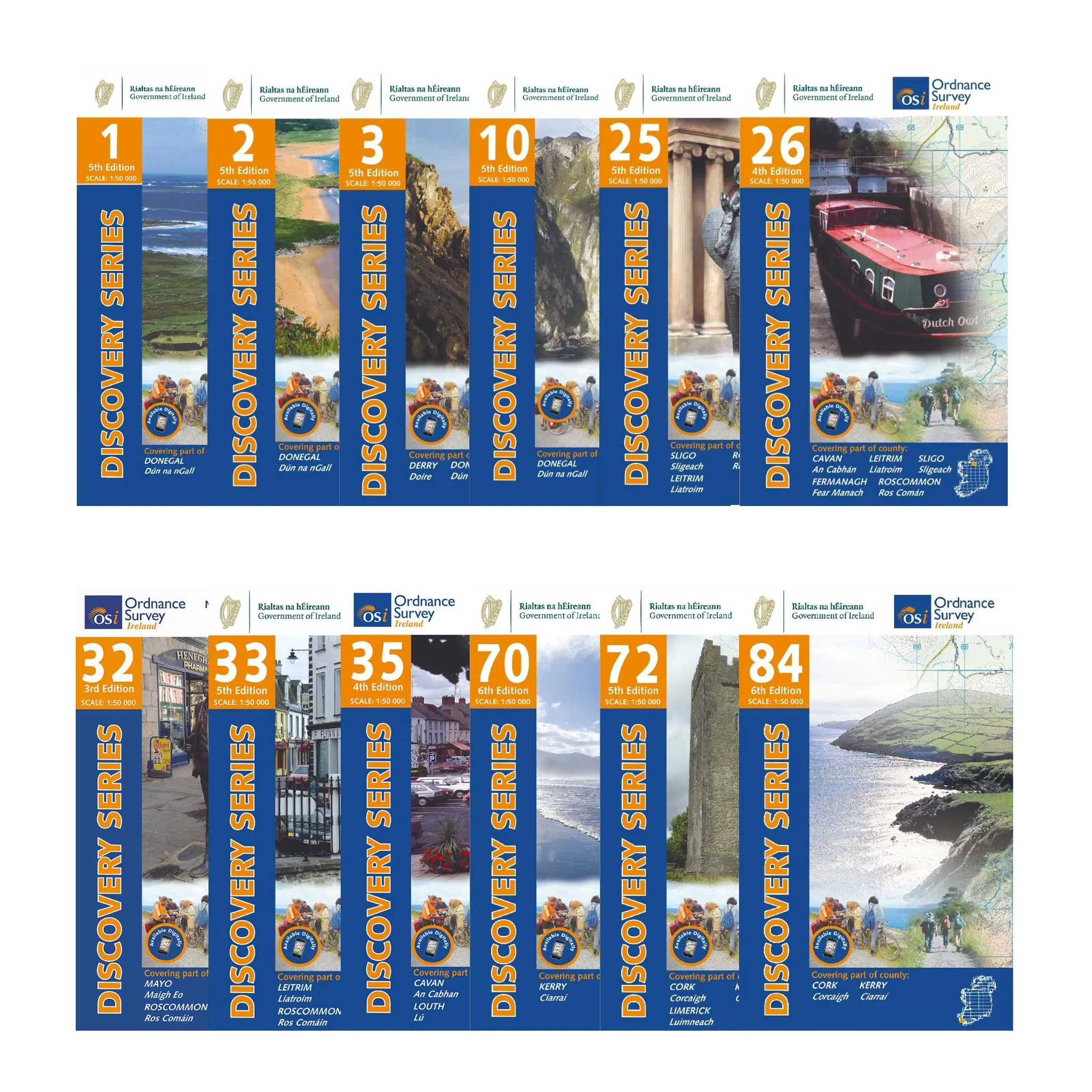Discovery Series Map - Ordnance Survey Maps OSI